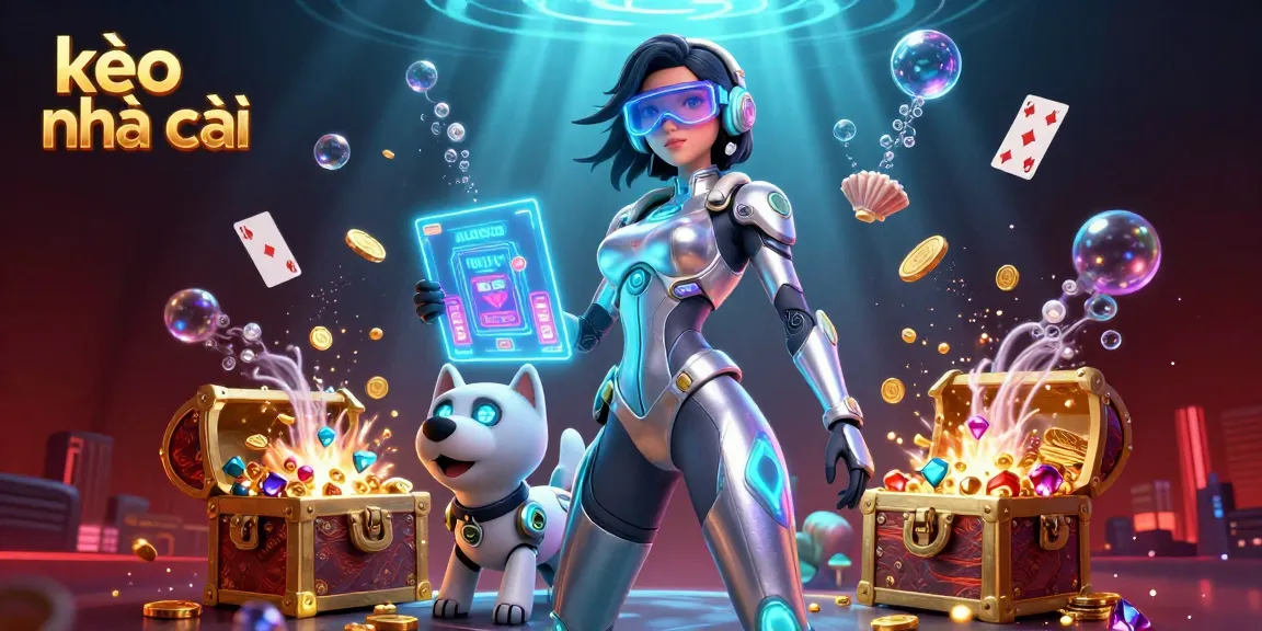 Experience the thrill of kèo nhà cái in this dynamic 3D illustration showcasing sports betting action.